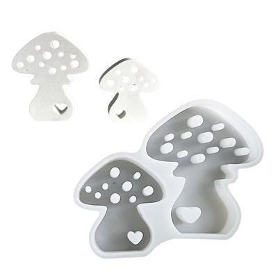 Decorative Silicone Molds Resin Crafting Moulds Mushroom Shape Silicone Ornament Moulds Silicone Texture for Crafting