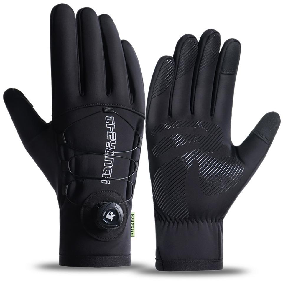 Winter Cold Resistant Warm Gloves for Men Outdoor Cycling Full Finger Gloves Windproof Touch Screen Gloves Skiing Climbing Sport