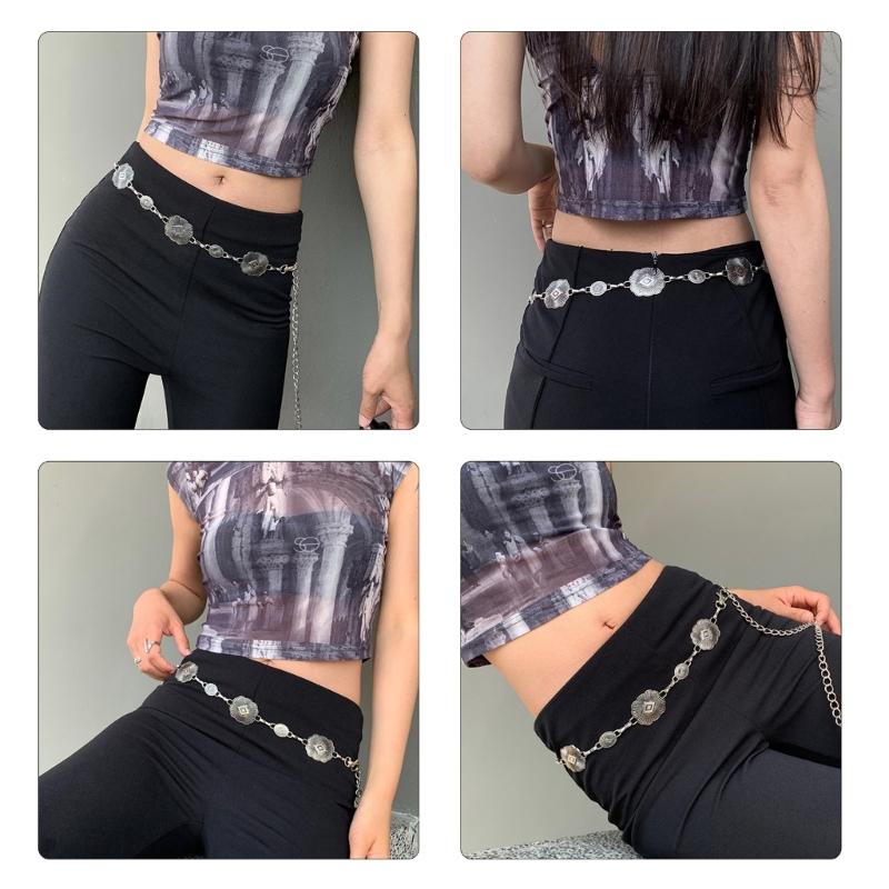 Elaborate Chain Belly Chain For Dress Chain Belt For Women Waist Chain Belt Carvings Waist Chain Conch Belt