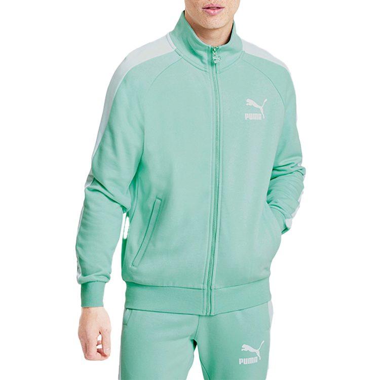 Puma Jackets Men's Verdant Green Stand Collar Moderate Other 595976-32