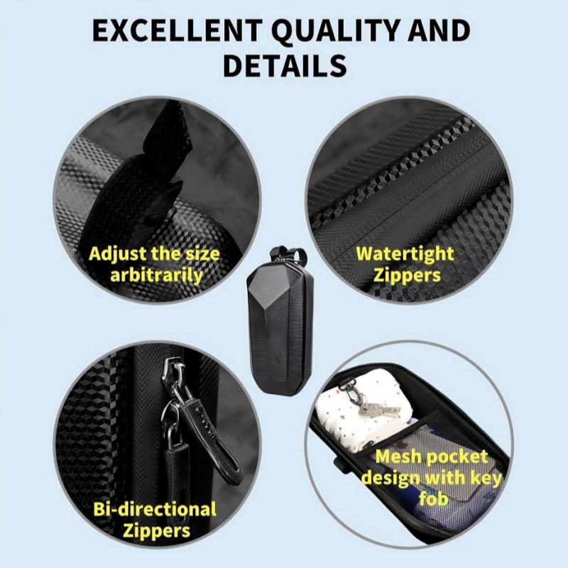 Premium EVA Hardshell Electric Scooter Bag - Waterproof, Front-Mounted, & Secure-Fit - Ideal for Commuters & Adventure Seekers