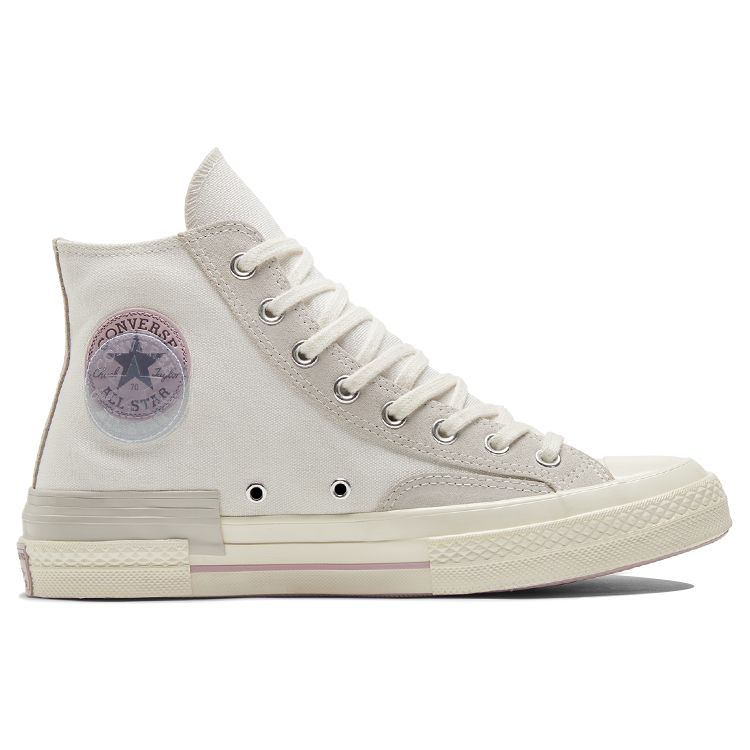 Converse 1970s Chuck Taylor All Star High Top Canvas Shoes Unisex Sneakers Light-Gray 173101C