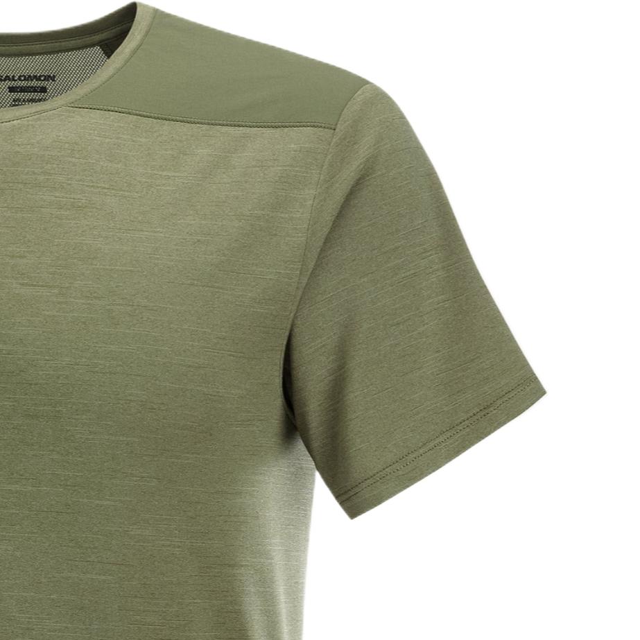 Salomon Breathable Slim Fit Quick Dry Soft Short Sleeve T-Shirt Men Tops Grape-Leaf C24755
