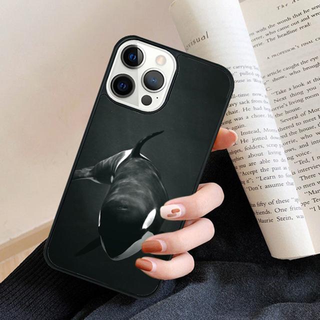 Novelty Killer Whale phone Case Cover For iPhone 17 Air 16 15 14 Plus for apple 16 11 12 13 Pro Max coque