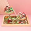 Sky Garden Double Layer DIY Micro Landscape Kit for Children's Handmade Desktop Ornaments.
