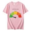 Low Cortisol Level Funny Stress Meme Tshirt High Quality Fashion Short Sleeve T Shirts Men Women Casual Loose Cotton Tshirts