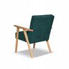 Armchair In PRL Retro Vintage Style SOLER Family Furniture Green Corduroy Anafi