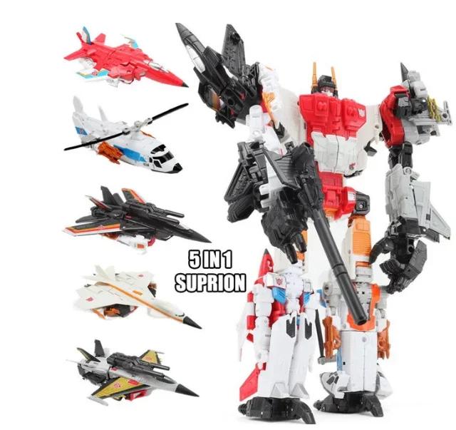 5 w 1 Transformacja Predaking Zabawki Anime Devastator KO G1 Robot Figurka Akcji Model Chłopiec Dzieci Dziecko Prezent