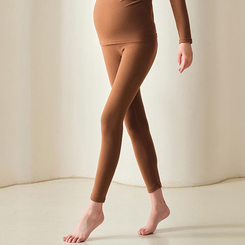 

Pregnancy and Postpartum Thermal Wear: German Velvet Pajamas and Nursing Suits for Autumn and Winter M [Suitable for 90-100 jin]