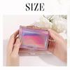Wellvie Classy Mini Tri-fold Wallet for Students, Girls, and Women (Light Pink) - PU Leather Coin Case
