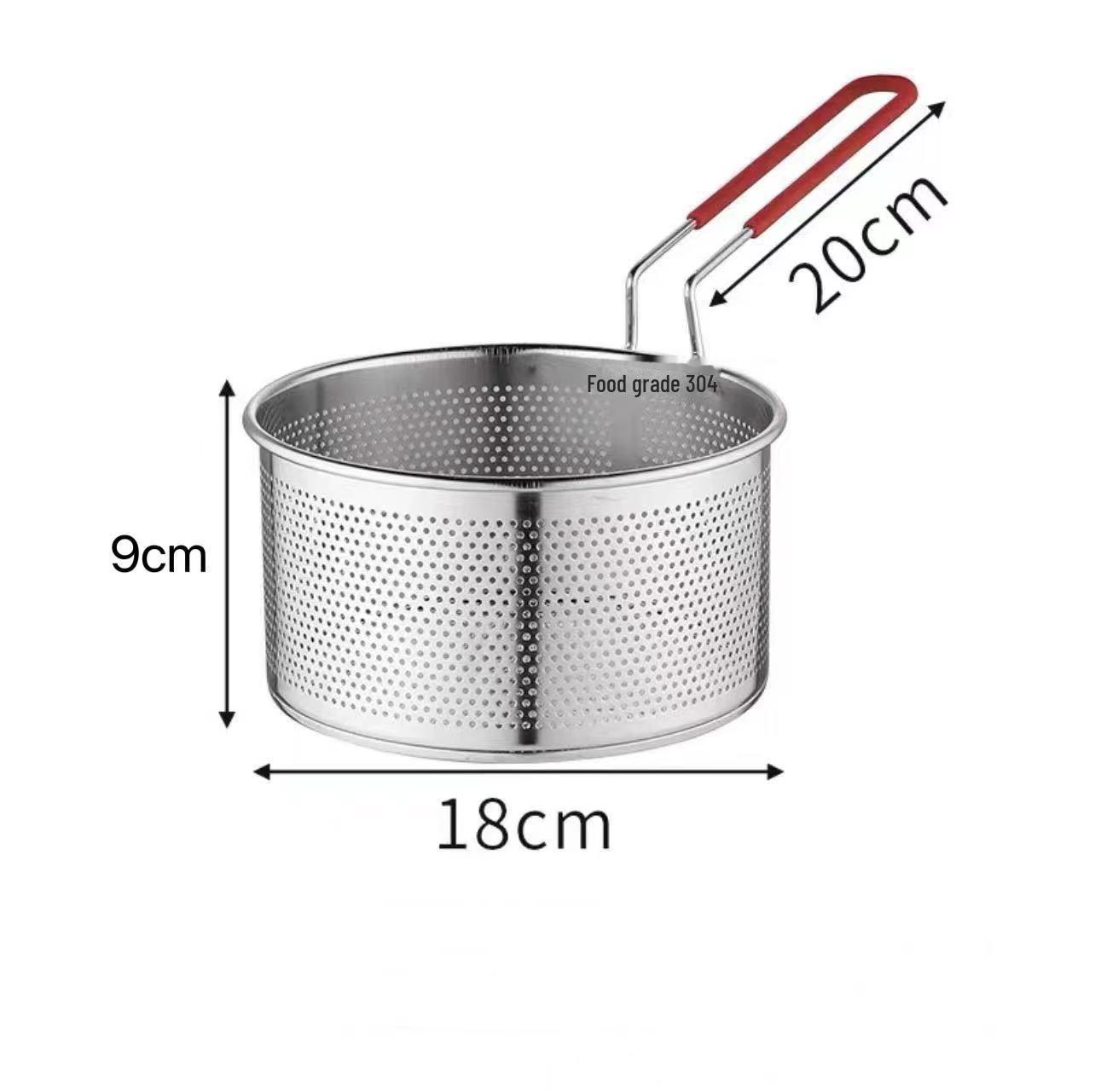 

Сетка-ложка из нержавеющей стали 304 и дуршлаг для приготовления лапши и риса 304, 18cm, fixed handle