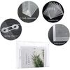 18 Packs Legal Size Plastic Filing Envelopes Clear File Folders with String Closure for Office School or Home