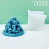 A Bunch of Skull Candles Silicone Mould 3D Pyramid Skull Crafts Resin Plaster Cement Soap Mold Halloween Decorating Gifts