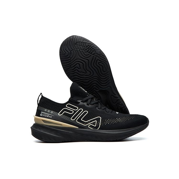 FILA Athletics Vola 200 Sport Simple Fabric Low-Top Marathon Running Shoes Women sneaker Black A12W112202FBK
