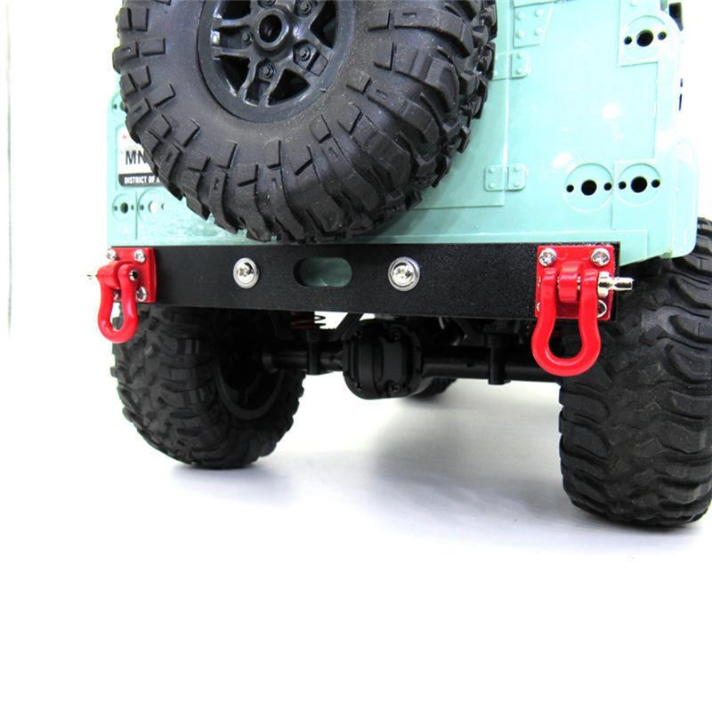A71Z Metal Rear Bumper With Tow Hook For MN D90 D91 D96 MN98 MN99S MN45 1/12 RC Car Upgrade Parts Accessories