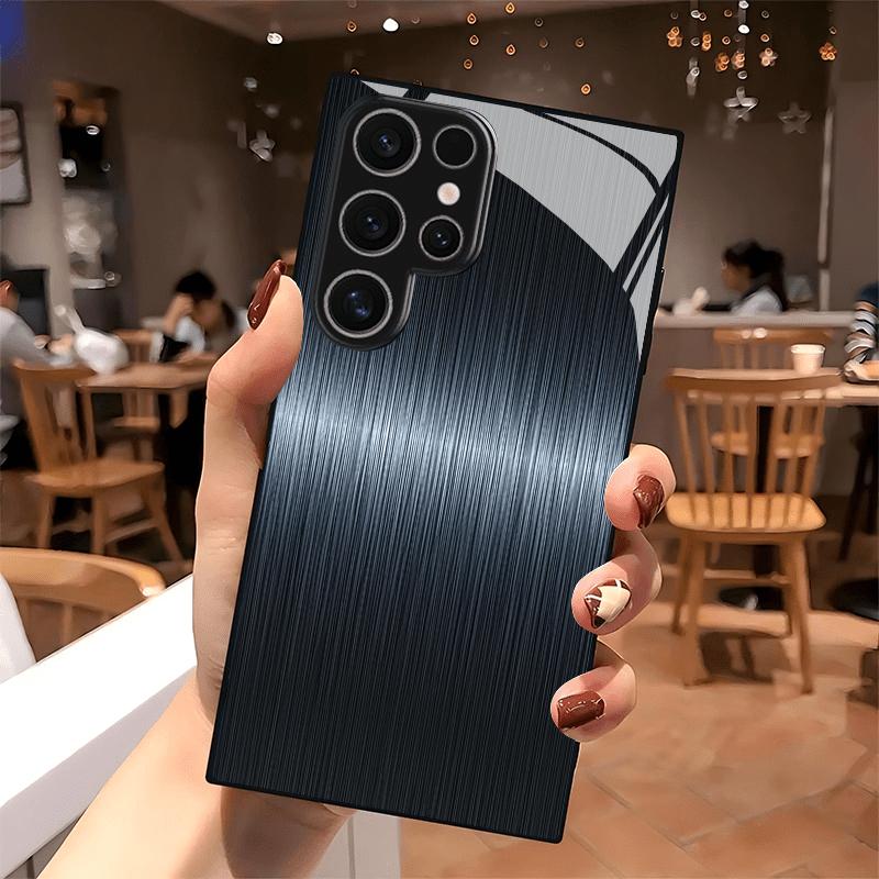 

Изысканный роскошный Чехол для телефона Премиум-класса Стеклянный ТПУ Чехол для телефона для Samsung Galaxy S26 S25 S24 S23 S22 S21 FE, Ultra, Plus Ударопрочный For Galaxy S26