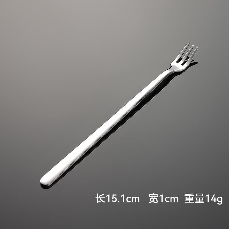 

Ложка для размешивания из нержавеющей стали 304, вилка, ложка для льда, многоразмерная квадратная десертная ложка, вилка, кофейная ложка, подарочная еда