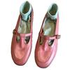 Soft Leather Version~ Age-reducing Girl Pink Small Leather Shoes 2025 Spring New One-button Mary Jane Shoes Low-heeled Single Shoes