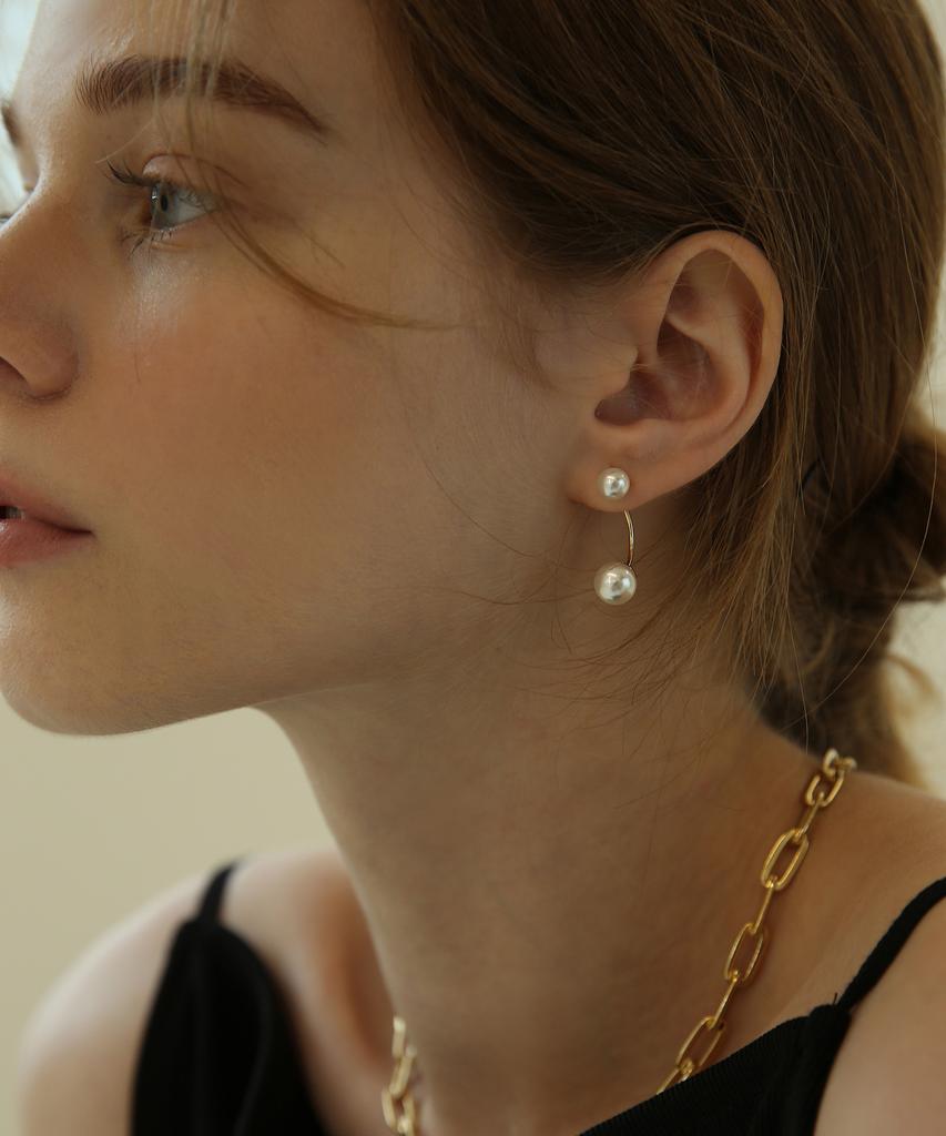 Lazydawn Pearl Drop Earring E023
