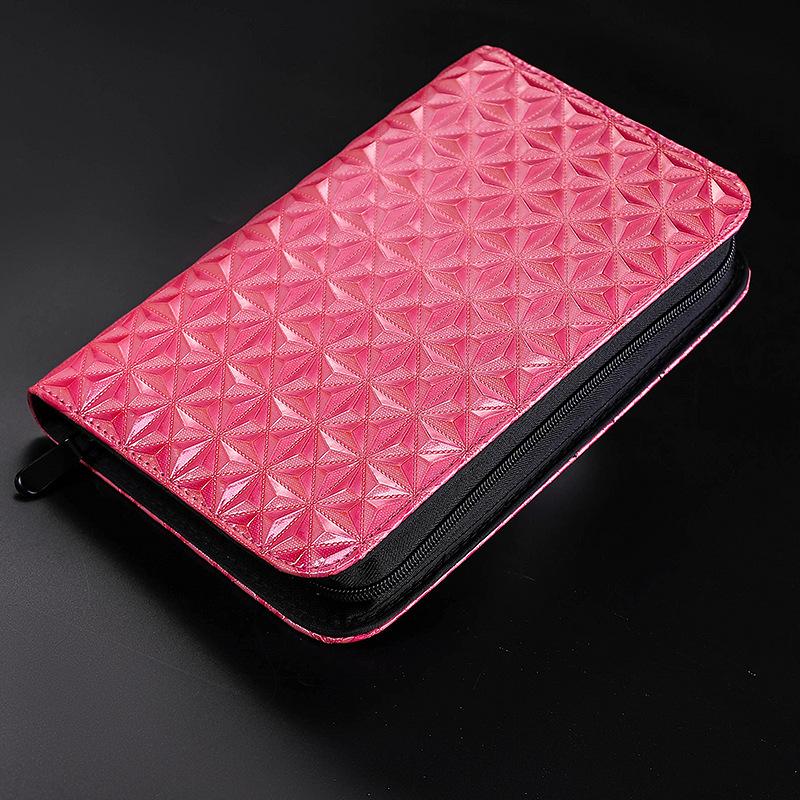 

Сумка-чехол с 6 карманами для парикмахерских ножниц, держатель, сумка на пояс, для хранения петовских ножниц, салонный парикмахерский инструмент розовый