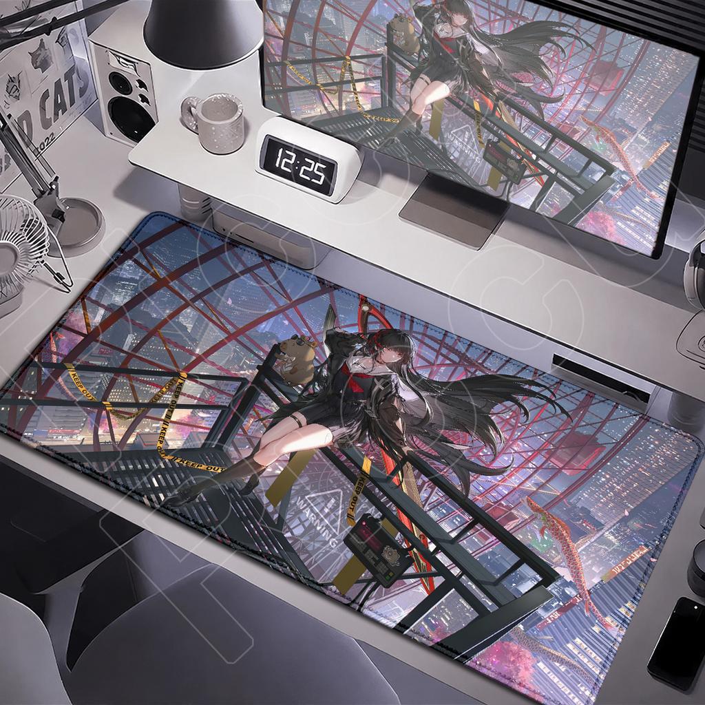 900x400mm Notebook Rubber Table Keyboard Carpet New Wallpaper Sexa Chisa Mouse Mats Large Gaming Wuthering Waves Anime Mouse Pad