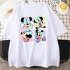 And Cartoon Print Tshirt Women Casual Round Neck Short Sleeves T Shirt FeUnisex Summer Casual Clothing Top Tee