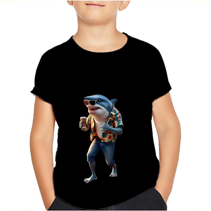 Tung Tung Tung Sahur Meme T-Shirts Bombardiro Crocodilo Kids Boys Girls Tee Tralalero Tralala Short Sleeve T Shirts Tops