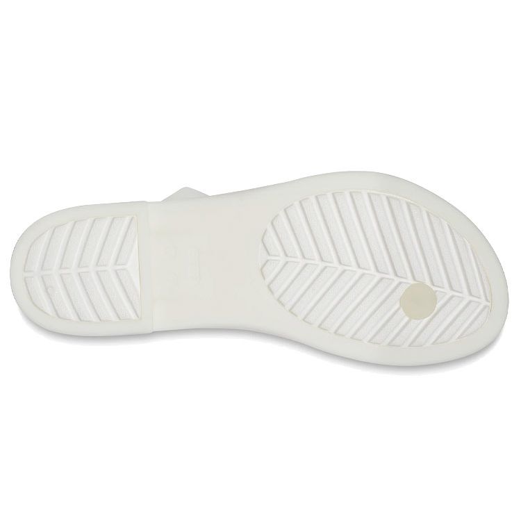 Crocs Tulum Flat Outdoor Slide Sandals Women Sandals White 207173-159
