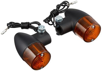 Kitaco 6094 800-5004000 Conjunto de Mini Piscas Rocket, Uso Geral, Preto/Âmbar/Lâmpada Simples