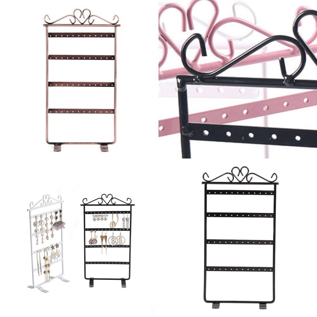 Functional Iron Metal Earring Organizer Display Stand For Jewelry Maximizing Space Efficiency