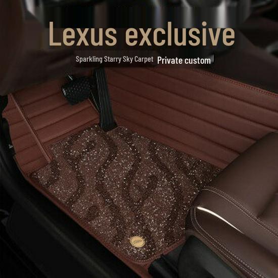 Starry Sky Full Coverage Car Floor Mats for Lexus ES200, UX260h, ES300h, RX3