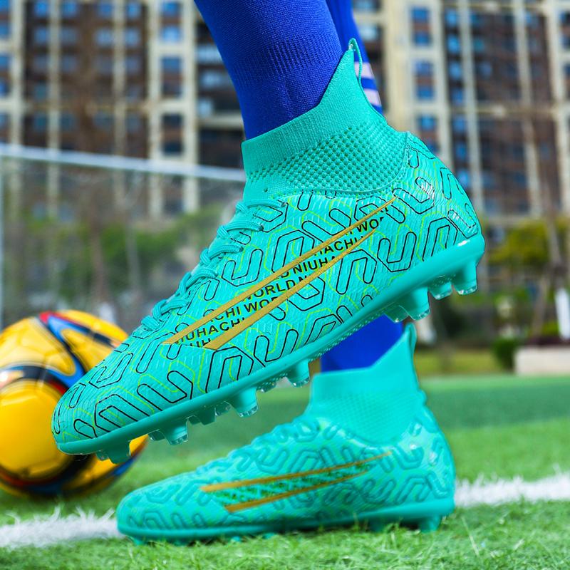 Мужские футбольные бутсы большого размера с длинным гвоздем — фото 12