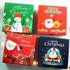 Printed Cookie Box Favours Sweet Biscuit Candy Santa Claus Merry Christmas Christmas Gift Boxes