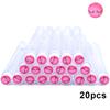 20pcs Empty Eyelash Brushes Tubes Reusable Eyelash Mascara Wand Container Sparkling  Lash Spoolies Combs Dust-proof Flask Case