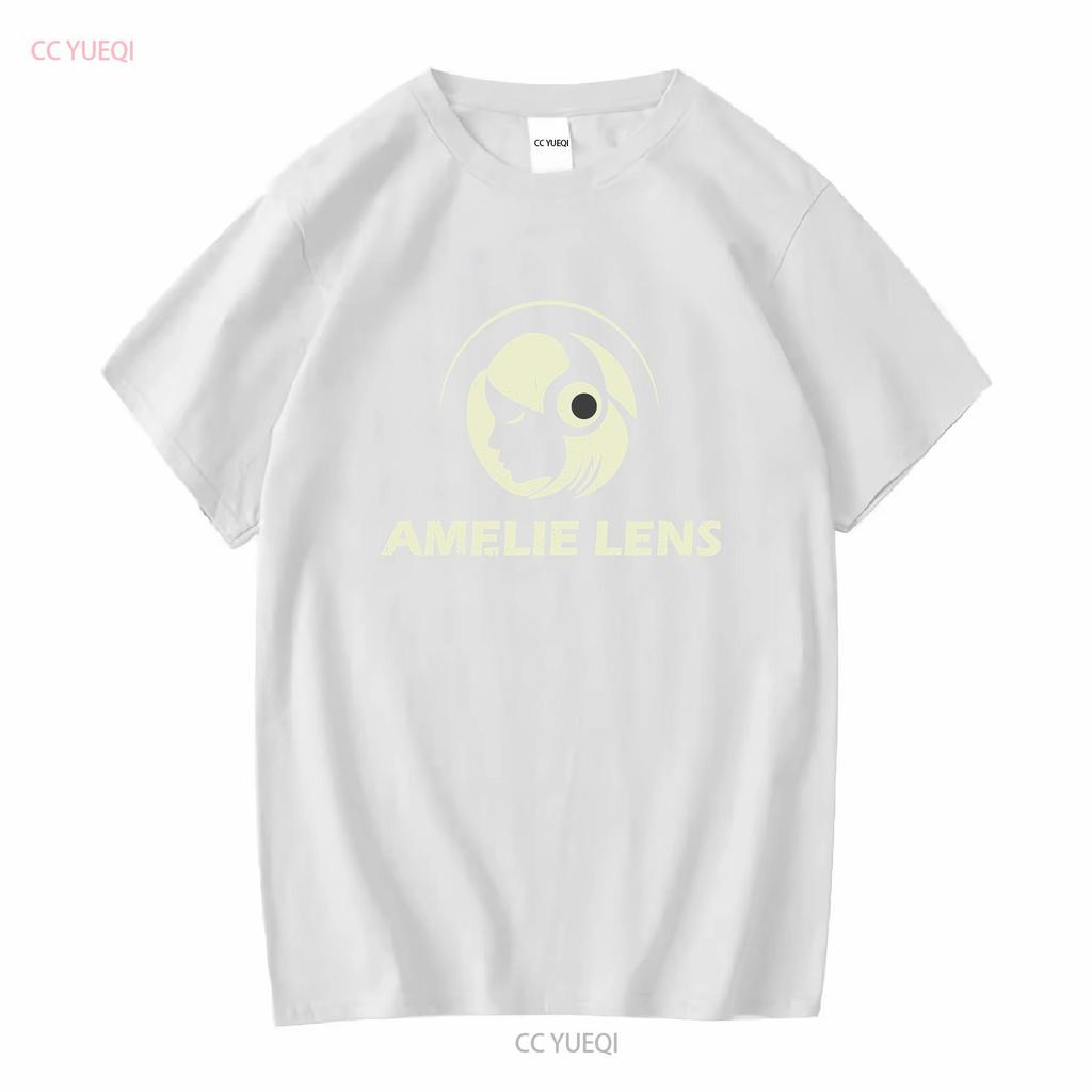Amelie Lens Dj Essenziale Maglietta vintage Lavata Top Per l'Uso Quotidiano Elegante Traspirante grafica Casual Morbido Versatile