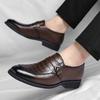 Fashion 2025 Summer Autumn New Dress Shoes for Men Buckle Designer Solid Color Big Size Leather Shoes Man Fashion Casual Wedding Shoe