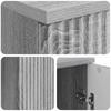 Desk Grey Sonoma 142.5 x 50 x 75 cm Particleboard