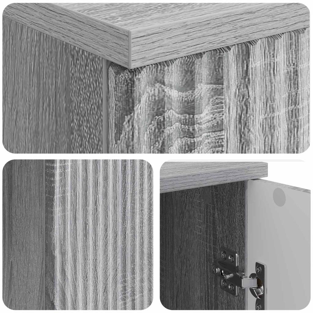 Desk Grey Sonoma 142.5 x 50 x 75 cm Particleboard