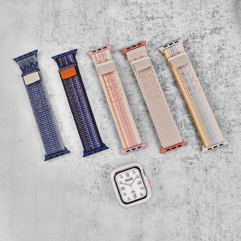 Nylon Sport Strap for Apple Watch Ultra3 49mm S11 42/46mm S10 9 8 7 6 5 4 3 Loop Bracelet for iWatch Series SE3 Ultra 2 46mm 45m