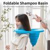 Convenient Hair Wash Tray Portable Hair Washing Tool Easy Install Foldable Hair Wash Tub  Bathroom