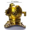 17,78 cm Taucherhelm, US Navy Mark, Nautischer Taucherhelm, Scuba-Taucherhelm, Commando-Taucherhelm, Mark V-Taucherhelm