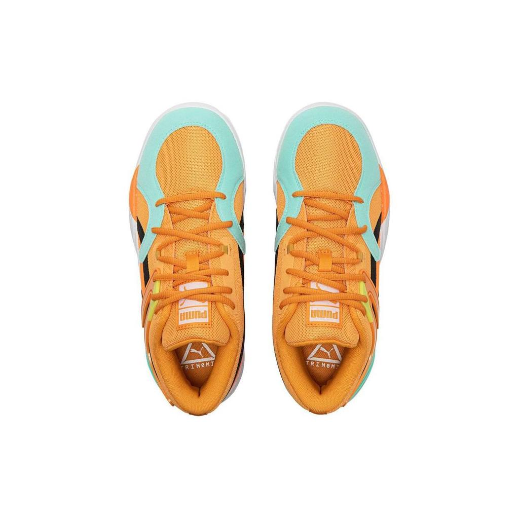 Puma Trc Blaze Court Fashion Versatile Non-Slip Durable Low-Top Basketball Shoes Men sneaker Orange 376582-23