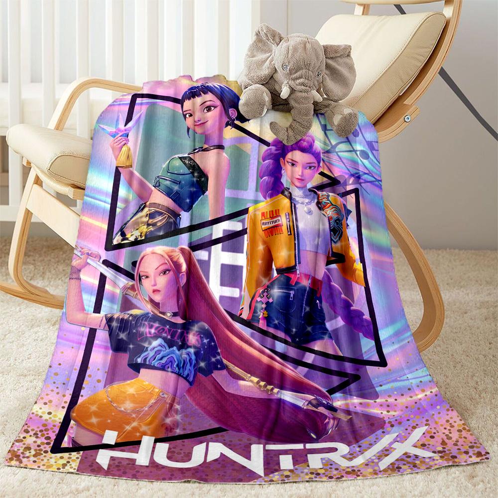 Huntrax: Urban Style Fusion Blanket Soft Warm Cozy Great for Office Chair Office Picnics Four Seasons Multipurpose Stylish Decor