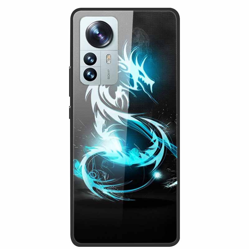 Tempered Glass Cases For Xiaomi 12T 5G Case Hard Phone Back Cover for Xiaomi 12T Pro Protection Shells Mi 12 T 12TPro 2022 Cool
