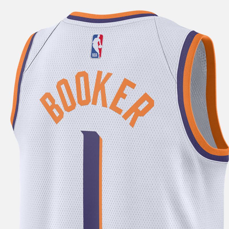 New Nike Phoenix Suns Association Edition 2023/24 Men's Nike Dri FIT Nba Swingman Jersey DV4851-100