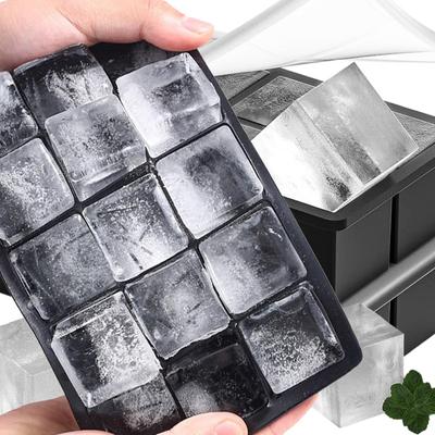 Moldes de Silicone para Cubos de Gelo Esféricos Fabricador de Gelo Reutilizáveis Moldes para Cubos de Gelo para Uísque Coquetel Suco DIY Barware Utensílios de Cozinha