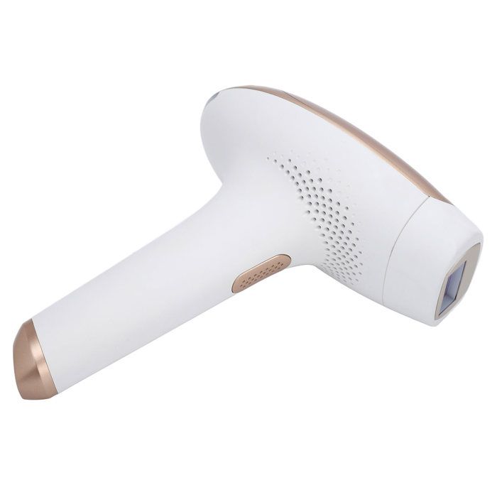 Laser hair removal device with ice mode and smart sensor