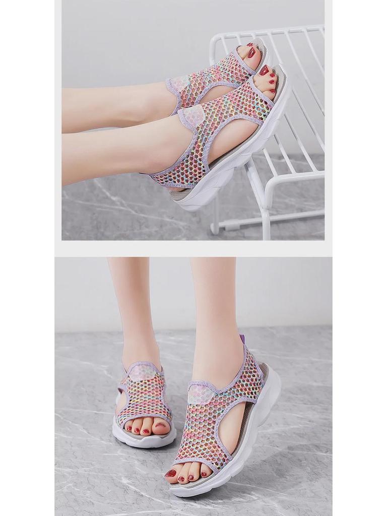 Women's Summer Casual Non-Slip Beach Sandals - Trendy, Soft, and Breathable