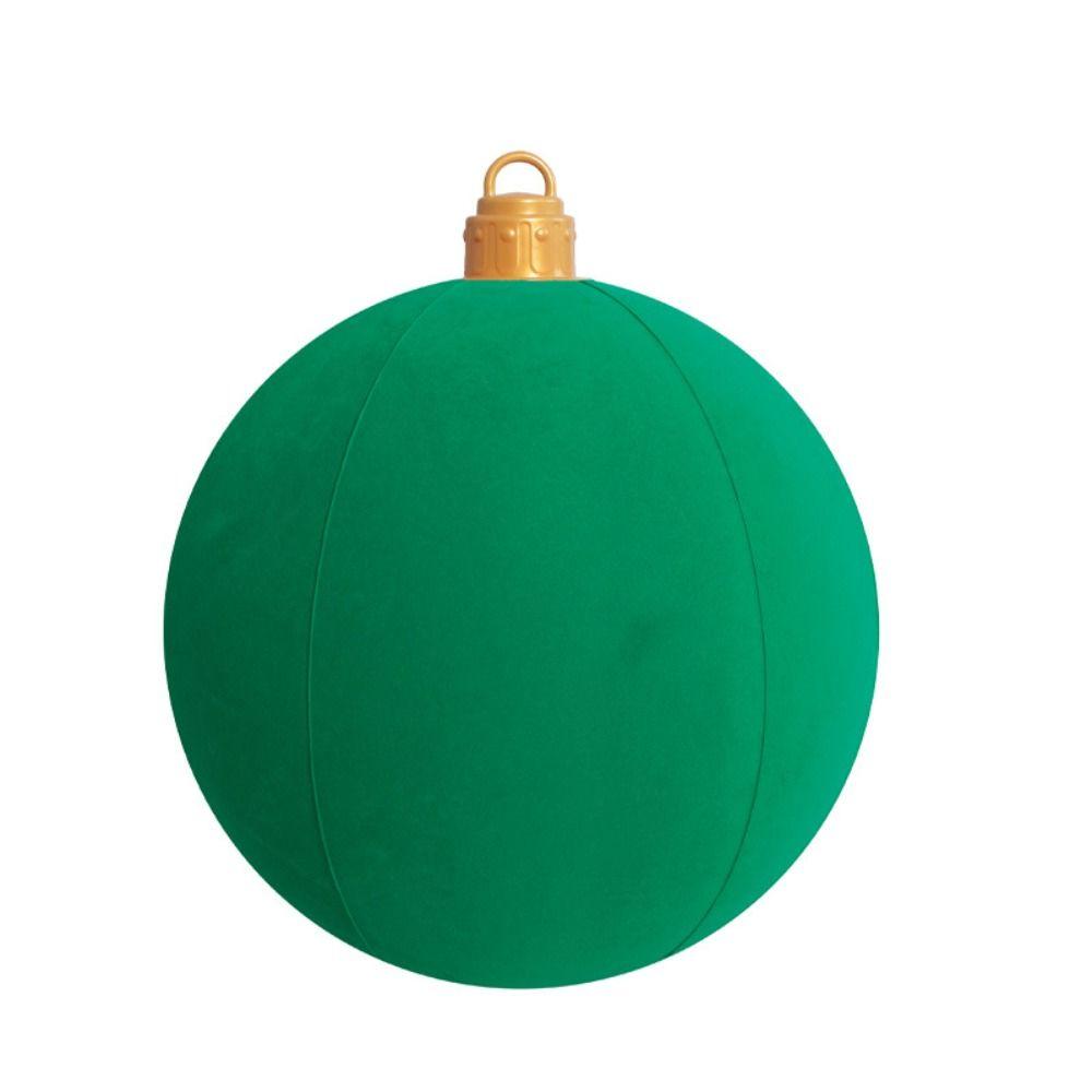 Large Christmas Inflatable Ball 60CM Inflatable Decorated Ball For Yard Lawn Porch Tree