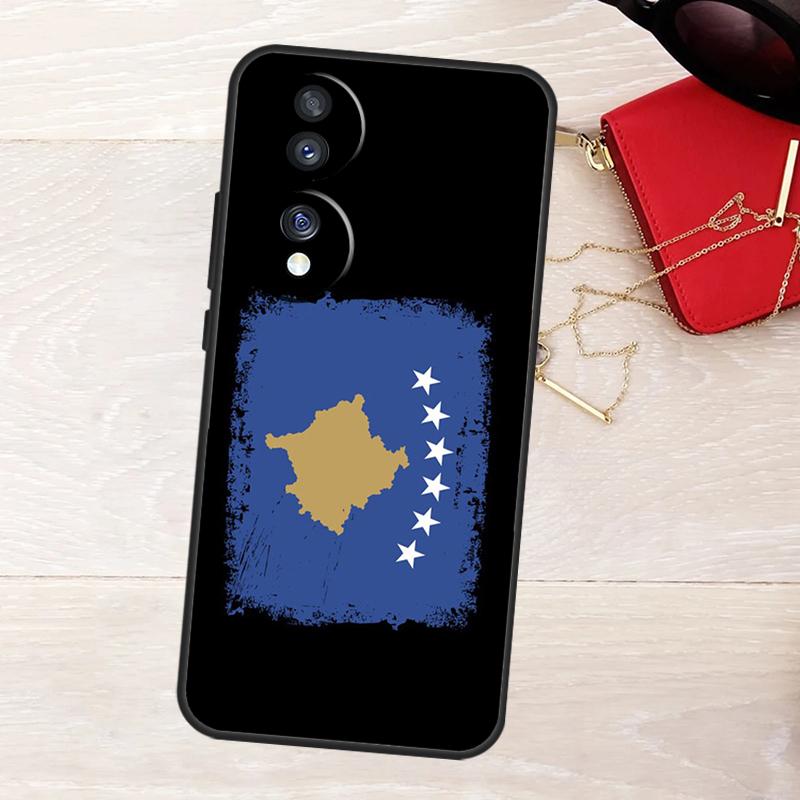 Kosovo National Flag Case For Honor 200 Pro 400 Lite 50 70 90 X9a X9b X9c X9d X8a X8b X8c Magic 5 6 7 8 Pro Cover
